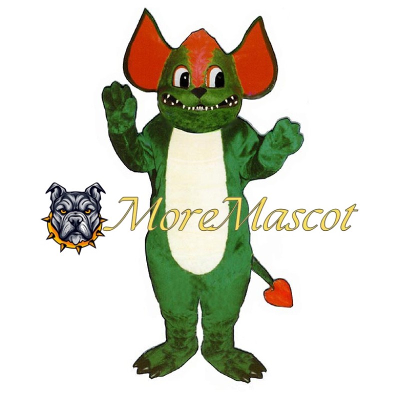 Green Alien Monster Mascot Costume
