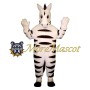 Soft Zebra Mascot Costume