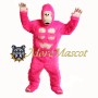 Pink Orangutan Mascot Costume