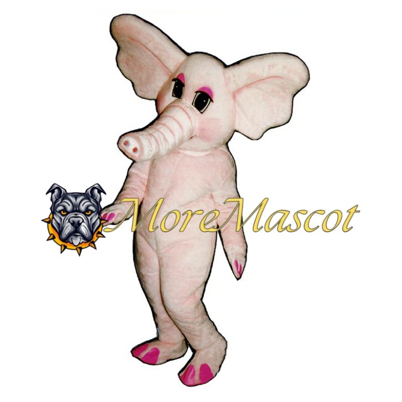 Beautiful Pink Elephant Mascot Costume