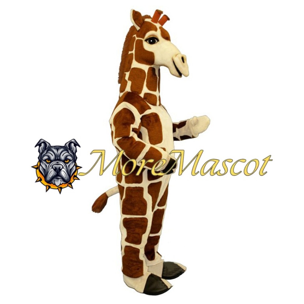 Realistic Giraffe Mascot Costume