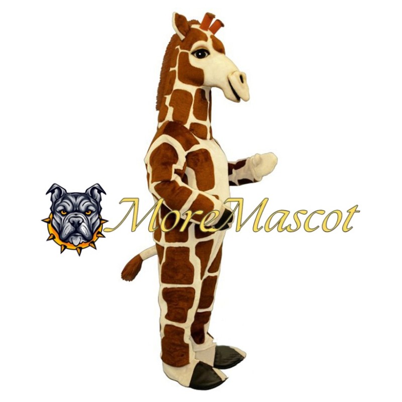 Realistic Giraffe Mascot Costume