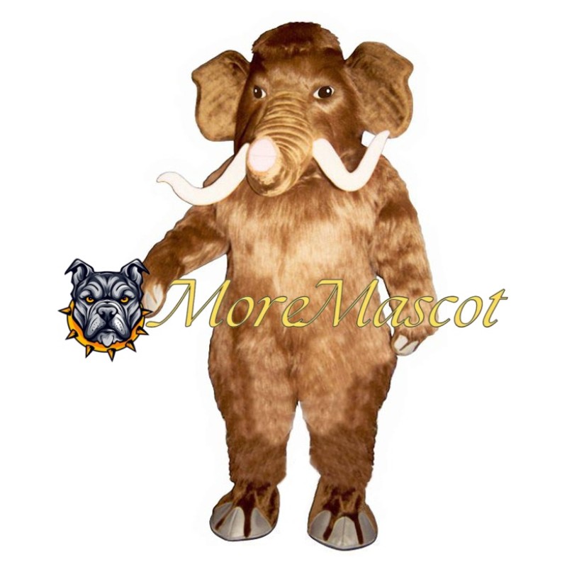 Plush Mammoth Mascot Costume