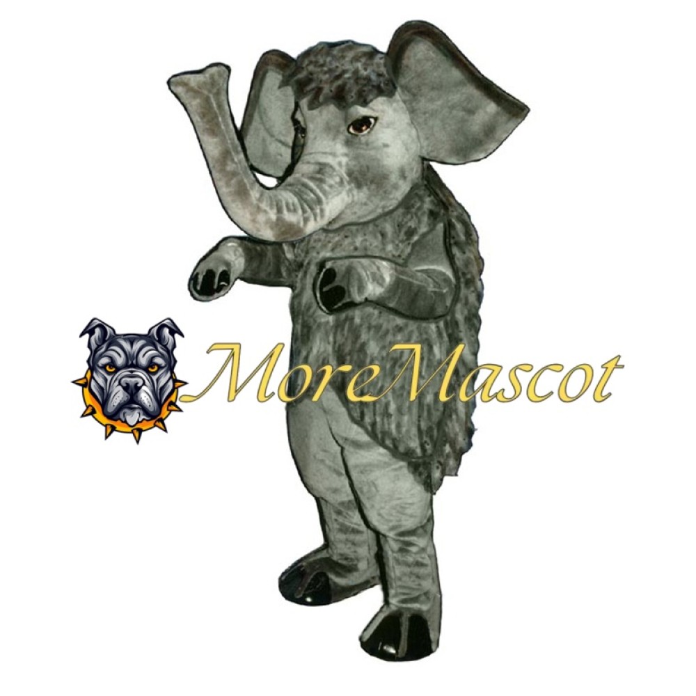 Adult Gray Elephant Mascot Costume