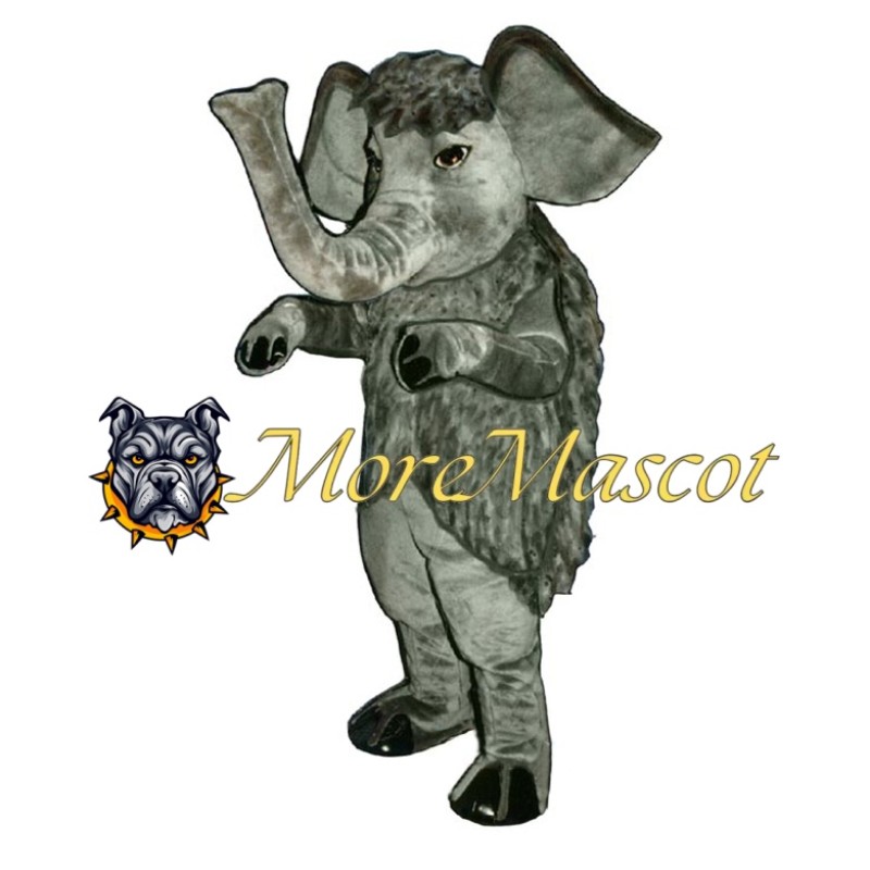 Adult Gray Elephant Mascot Costume