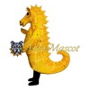 Yellow Seahorse Mascot Costume
