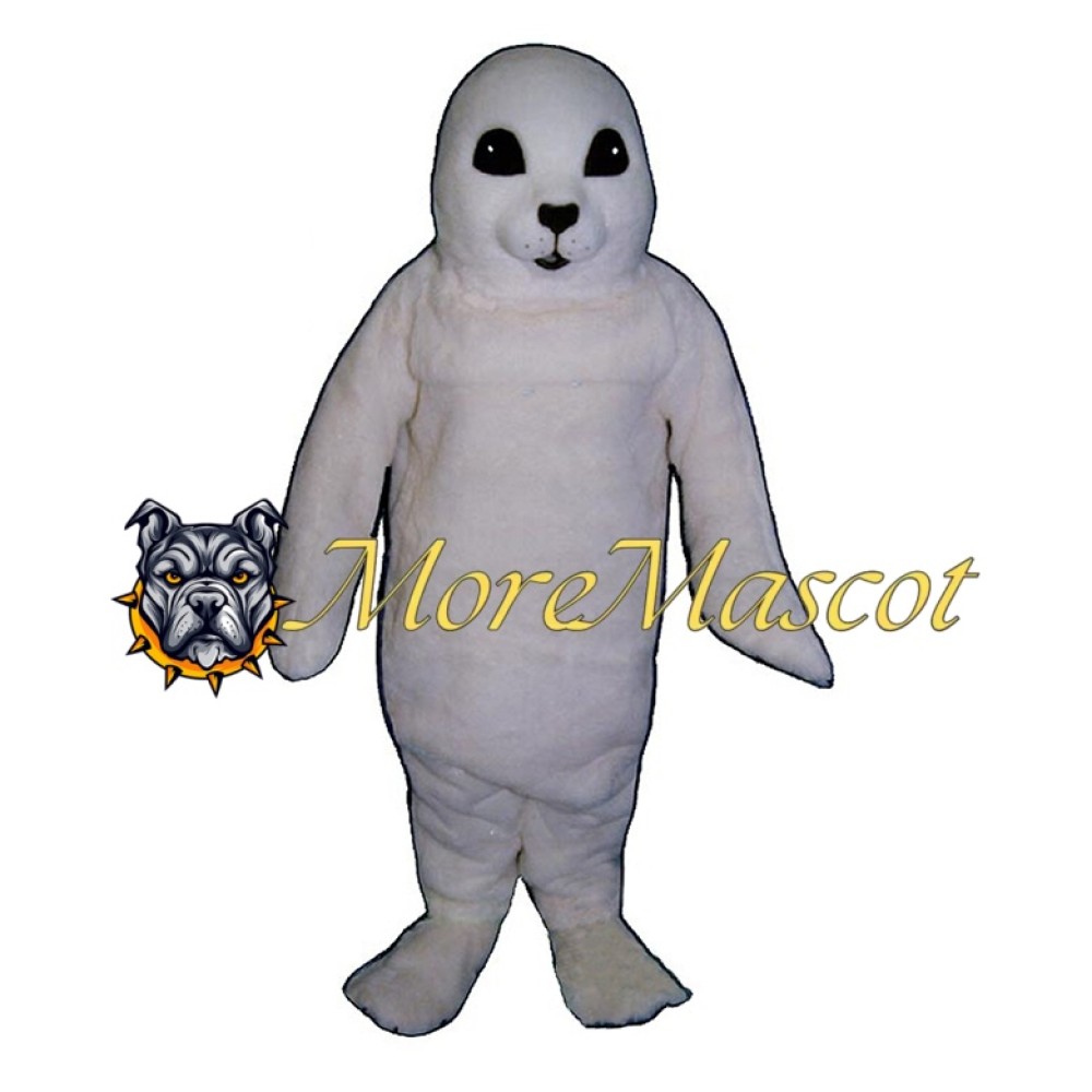 White Seal Mascot Costume