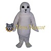 White Seal Mascot Costume