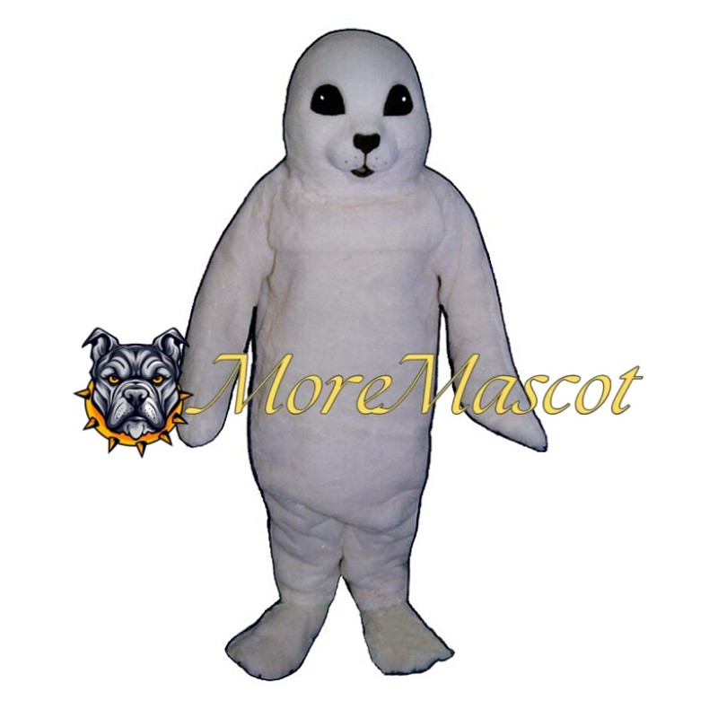White Seal Mascot Costume