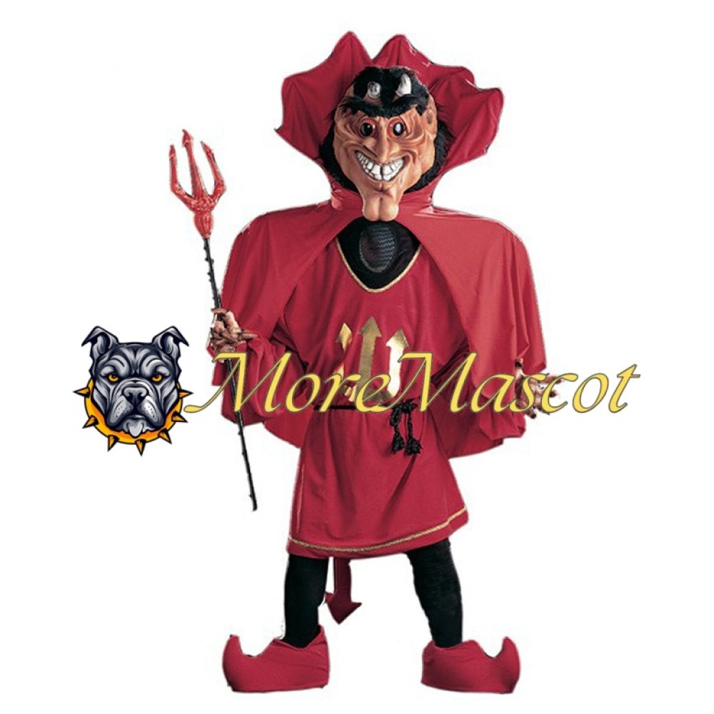 Evil Red Devil Mascot Costume