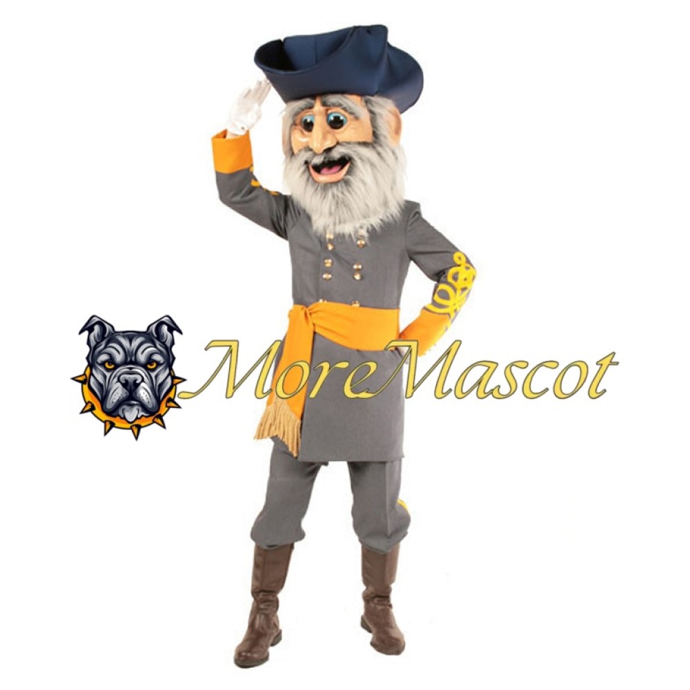 Happy Commander Mascot Costume