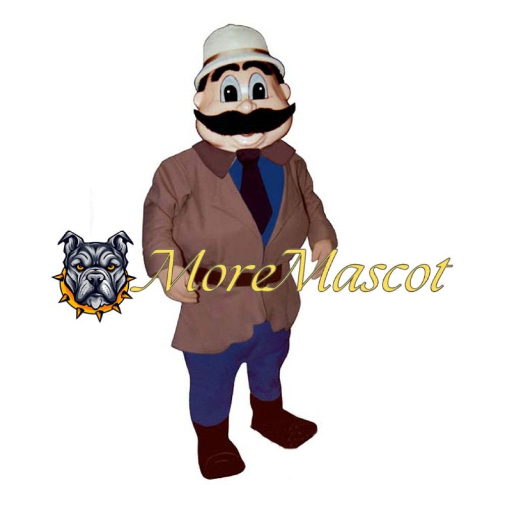 Private Detective Mascot Costume