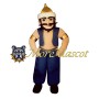 Mustache Warrior Mascot Costume