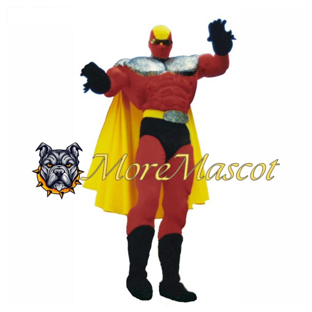 Muscle Superman Mascot Costume