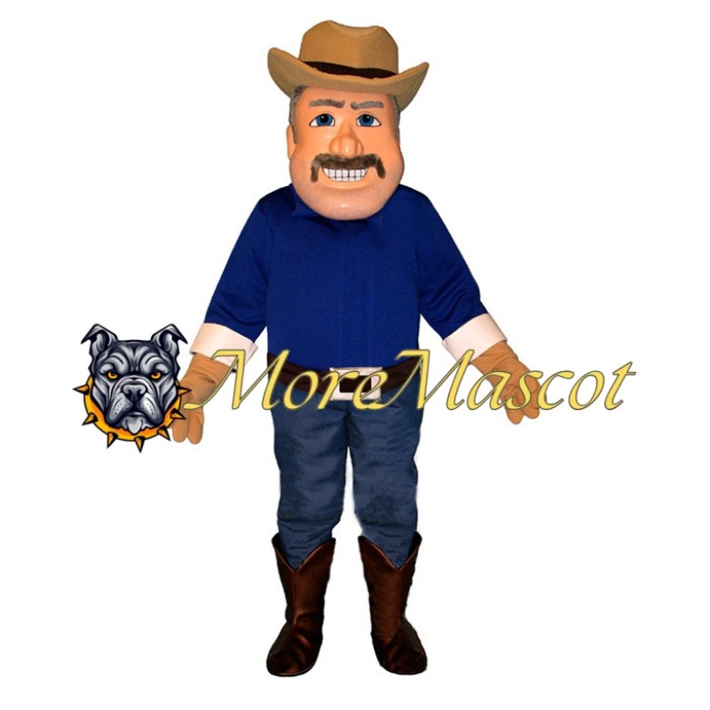 Friendly Businessman Mascot Costume