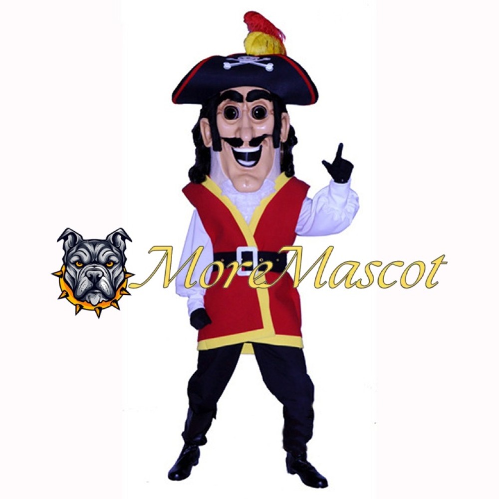 Evil Pirate Mascot Costume