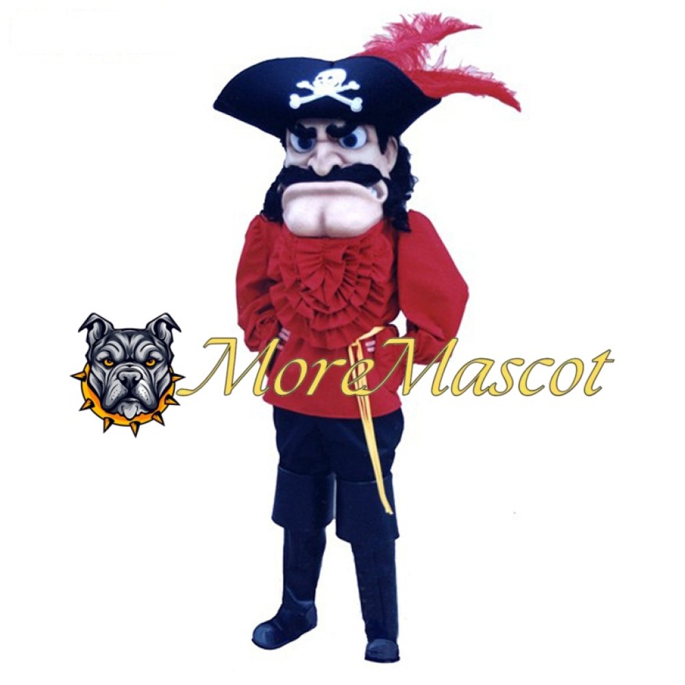 Angry Pirate Mascot Costume