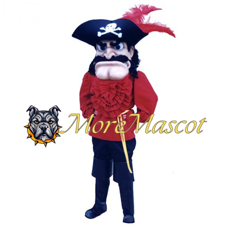Angry Pirate Mascot Costume