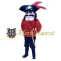 Angry Pirate Mascot Costume
