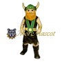 Green Viking Mascot Costume
