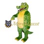 Realistic Alligator Mascot Costume