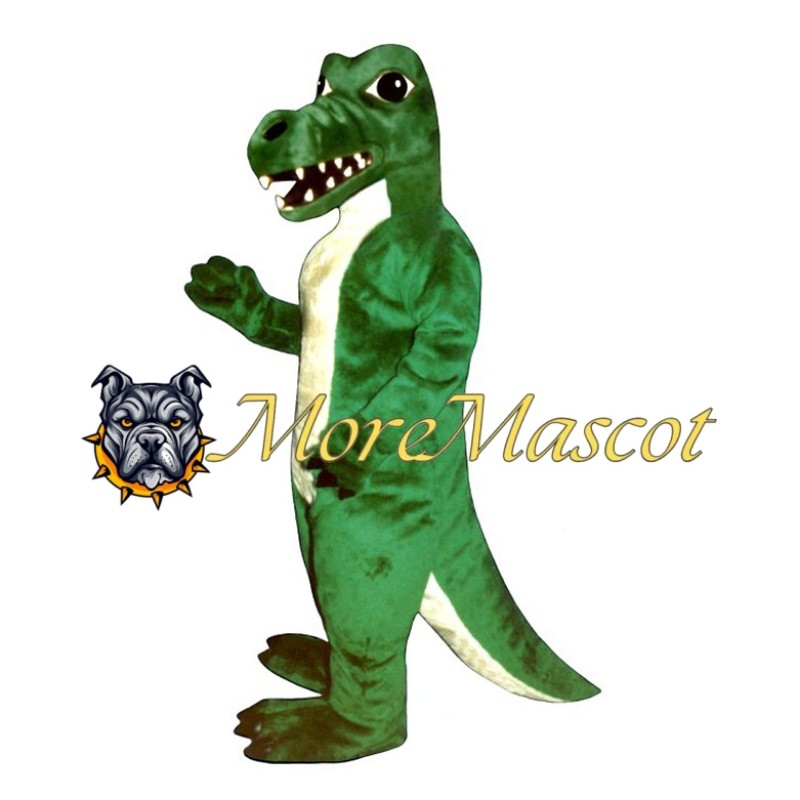 Adult Green Alligator Mascot Costume