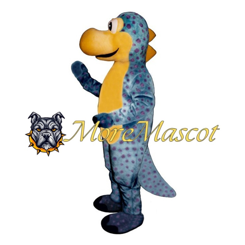Lovely Blue Dinosaur Mascot Costume