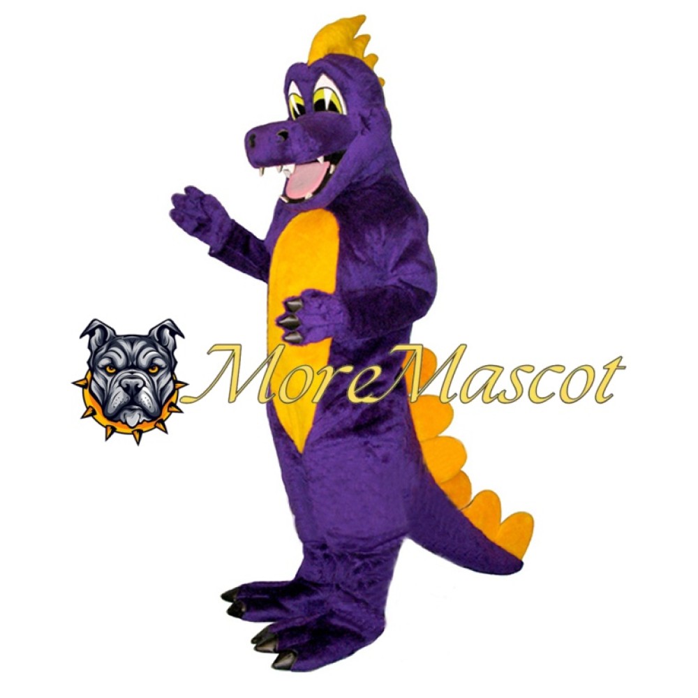 Purple Dragon Adult Mascot Costume