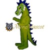 Superb Green Dinosaur Mascot Costume