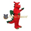 Superb Red Dragon Mascot Costume