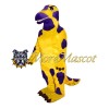 Yellow Dinosaur Mascot Costume