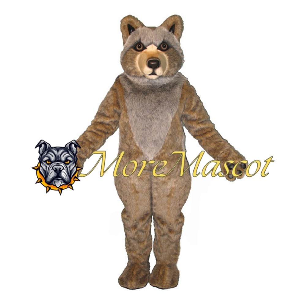 Brown Wolf Mascot Costume