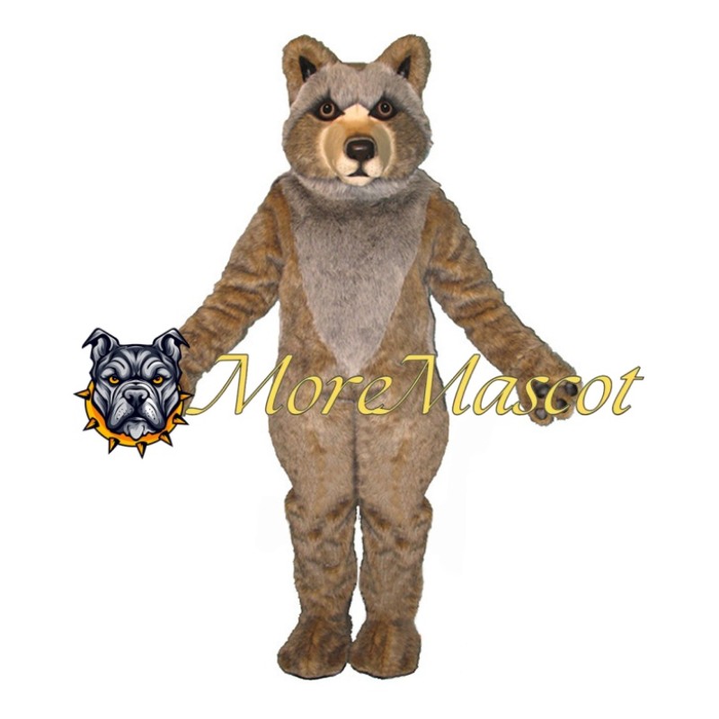 Brown Wolf Mascot Costume