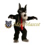 Lively Black Dog Mascot Costume