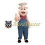 Friendly Chef Pig Mascot Costume