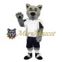 University Grey Wolf Mascot Costume