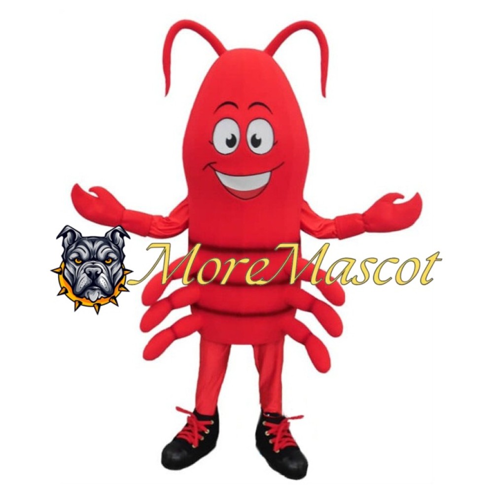 Happy Lobster Mascot Costume