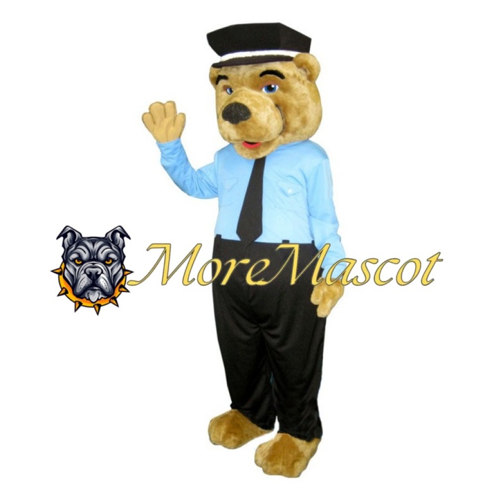 Police Officer Bear Mascot Costume