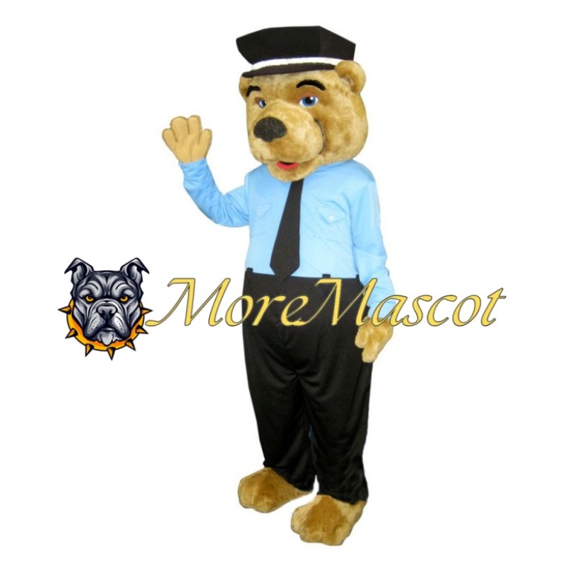 Police Officer Bear Mascot Costume