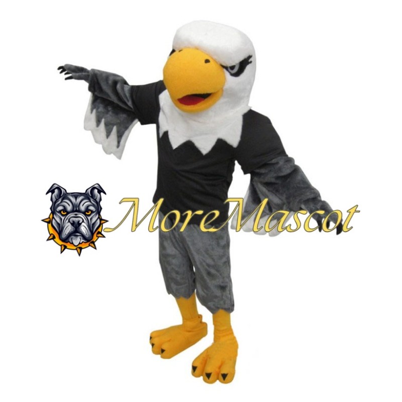 College Grey Eagle Mascot Costume