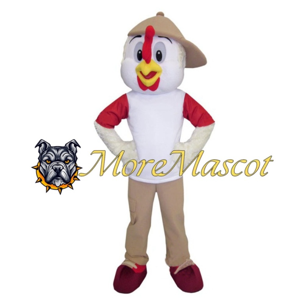 Chicken Boy Mascot Costume