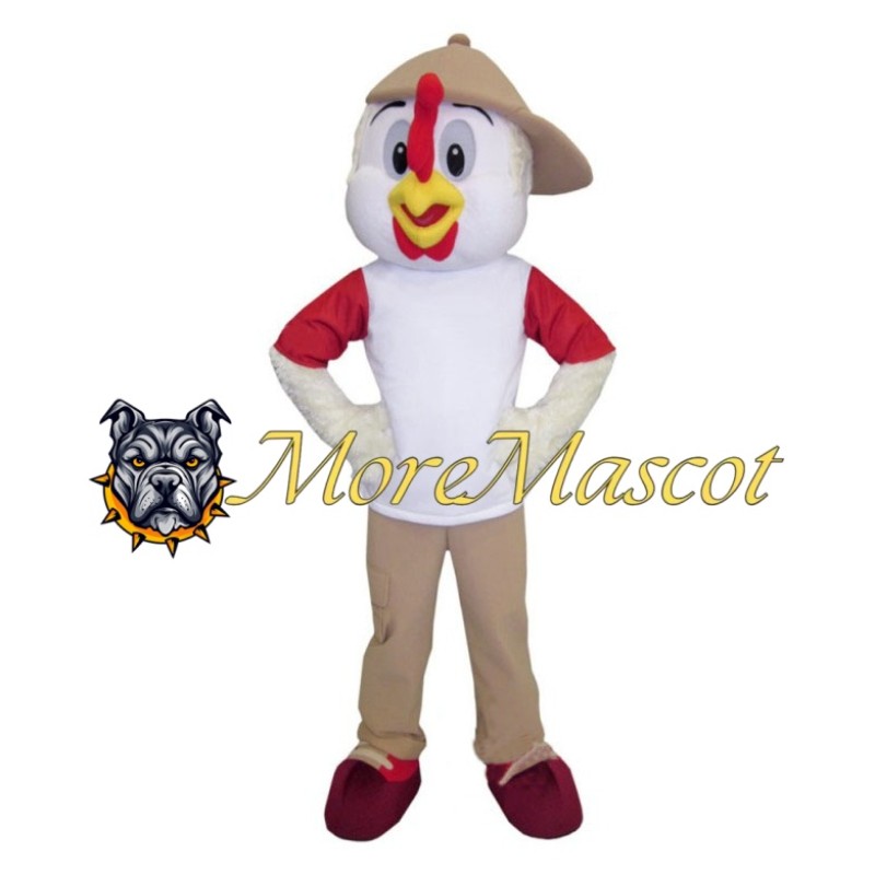 Chicken Boy Mascot Costume