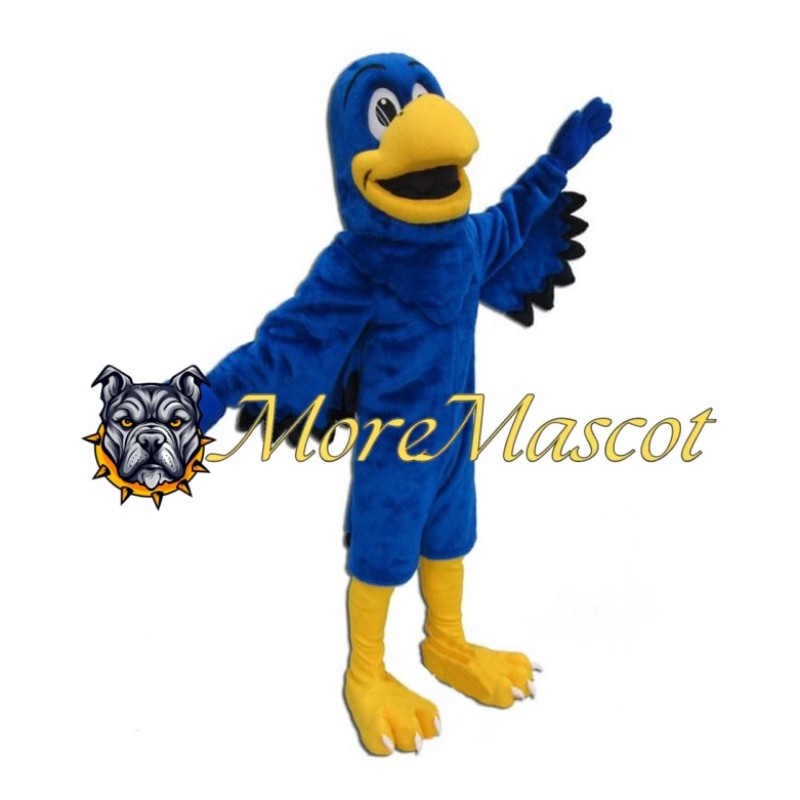 Lightweight Blue Eagle Mascot Costume