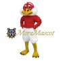 Funny White Eagle Mascot Costume