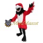 Fierce Red Hawk Mascot Costume