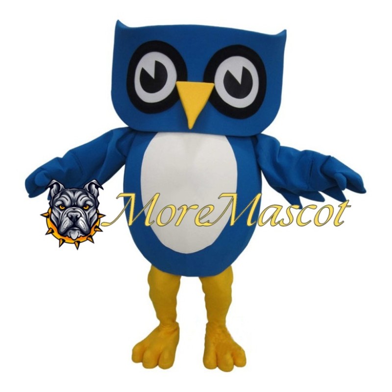 Blue Owl Adult Mascot Costume