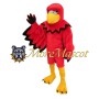 Soft Red Eagle Mascot Costume