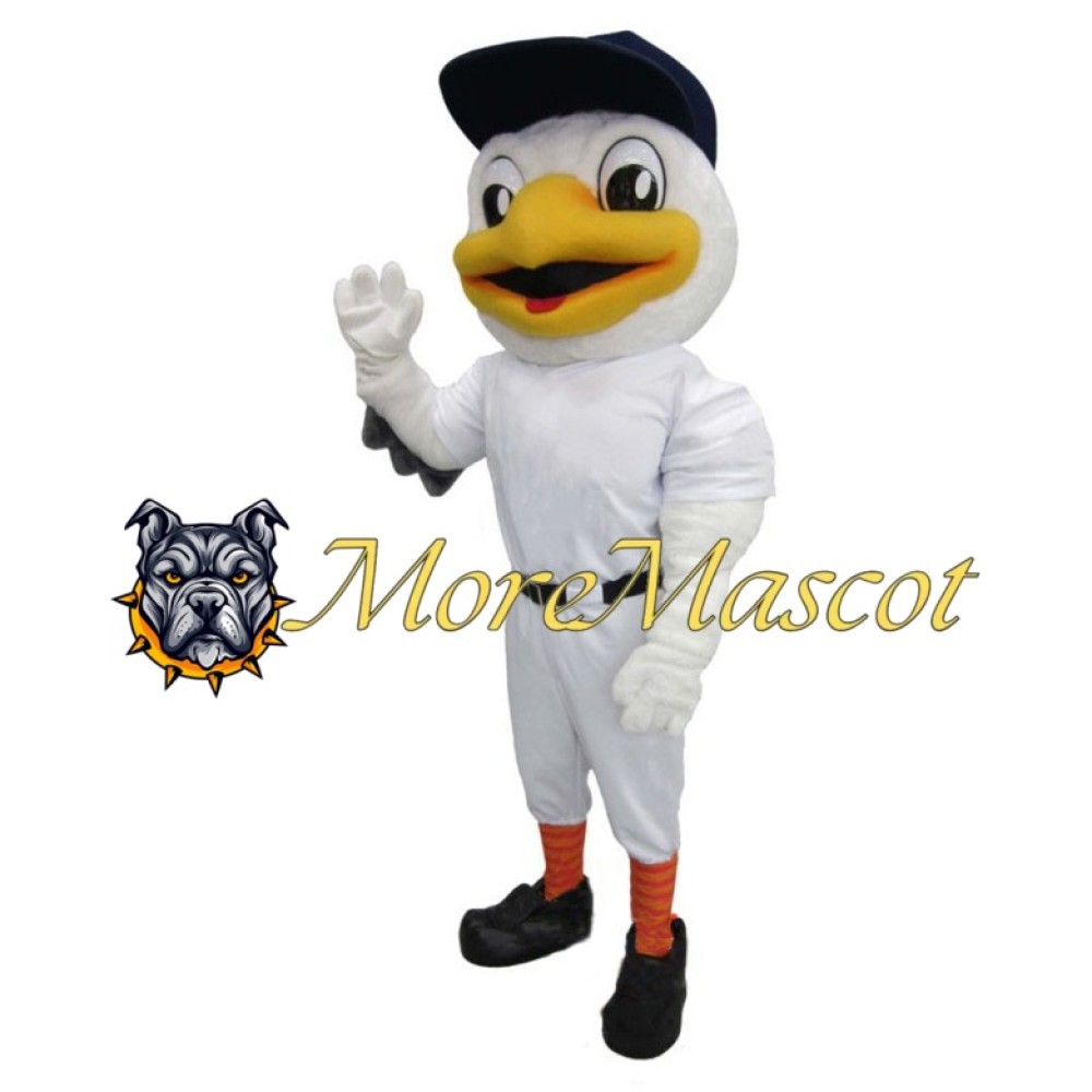 Power White Eagle Mascot Costume