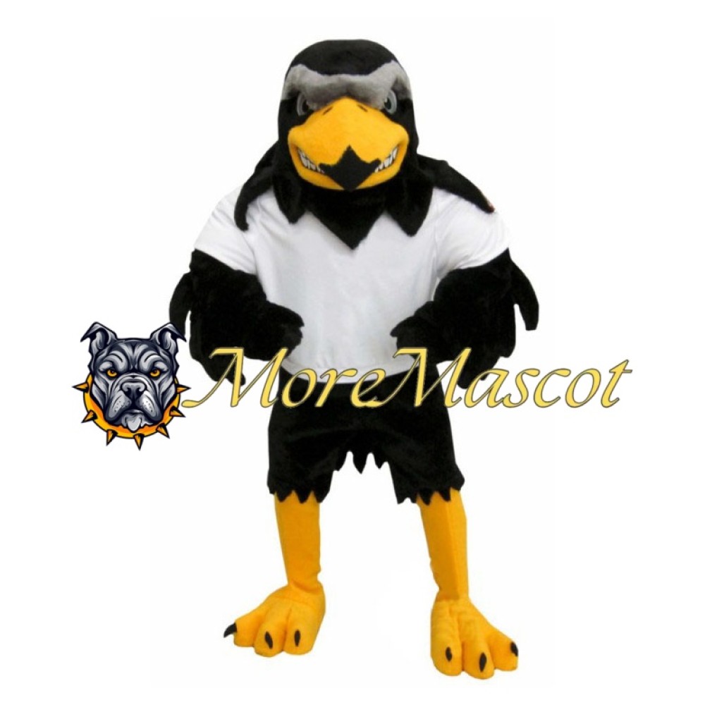 College Black Hawk Mascot Costume