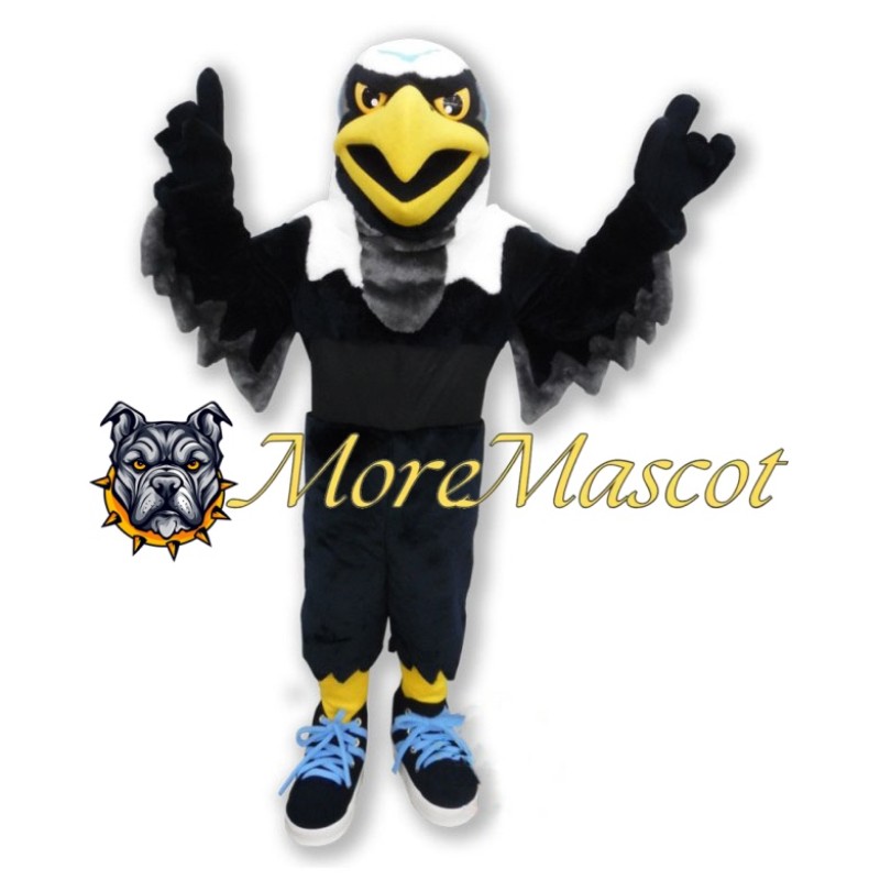 Sports Black Eagle Mascot Costume